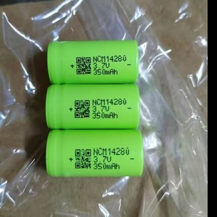 three NCM14280-035 14280 lithium batteries 350mAh