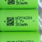 14280 lithium battery NCM14280-035 350mAh 3.7V cylindrical cell