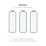 three INR14430 14430 lithium batteries 550mAh 3.7V