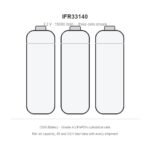 three 33140 LiFePO4 batteries EVE C33 Gotion IFR32135 15Ah 3.2V